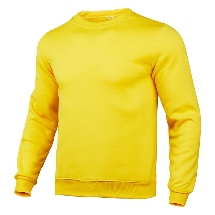 Herr Bekväm Crew Neck Tröja gjord av högkvalitativ bomullsblandning Mirla-Eva Jonsson