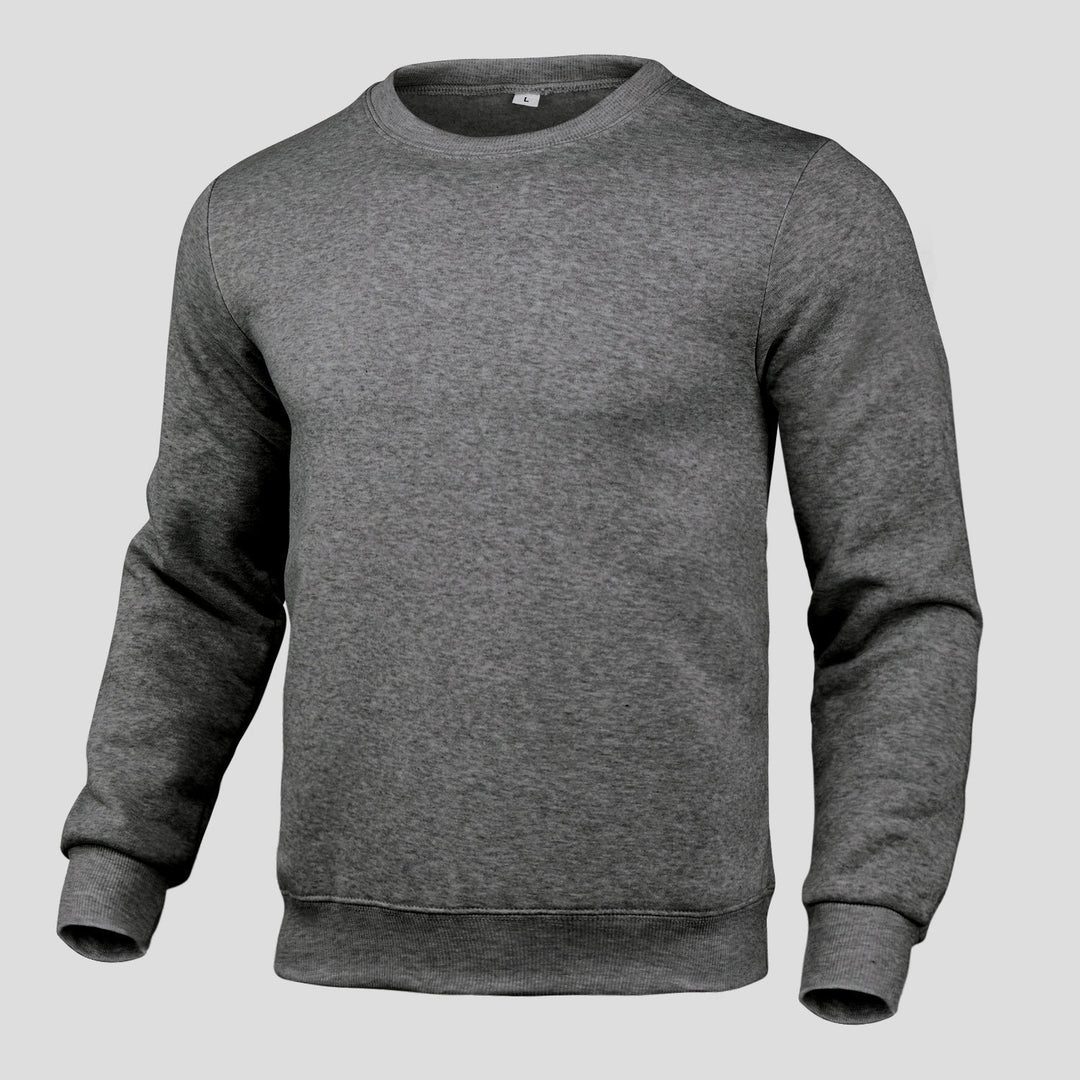 Herr Bekväm Crew Neck Tröja gjord av högkvalitativ bomullsblandning Mirla-Eva Jonsson
