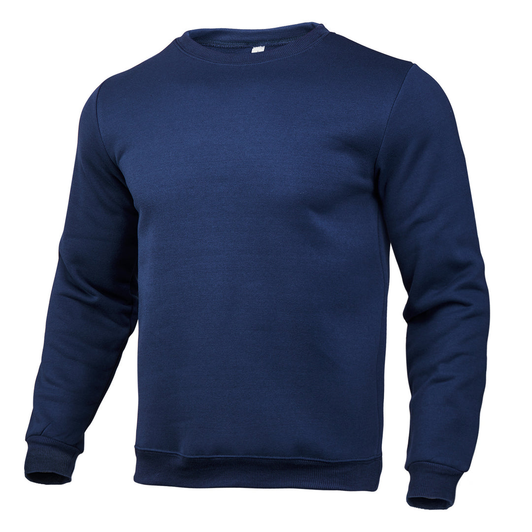 Herr Bekväm Crew Neck Tröja gjord av högkvalitativ bomullsblandning Mirla-Eva Jonsson