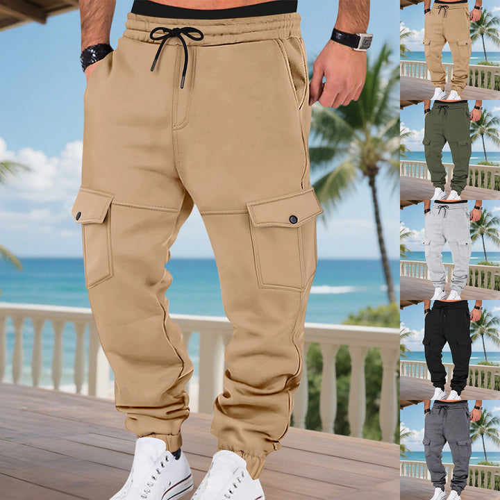 Herr Cargo Sweatpants med praktiska sidofickor och elastisk midja Mirla-Eva Jonsson