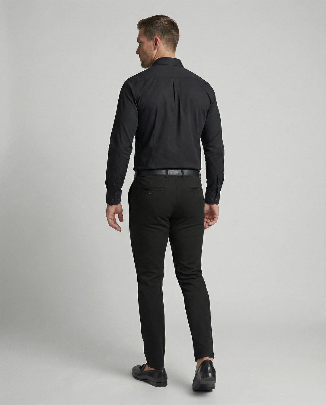 Herr Chino-byxa Slim Fit modernt snitt-Eva Jonsson