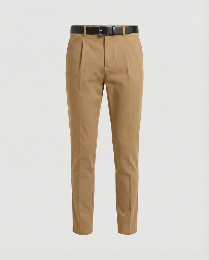 Herr Chino-byxa Slim Fit modernt snitt-Eva Jonsson