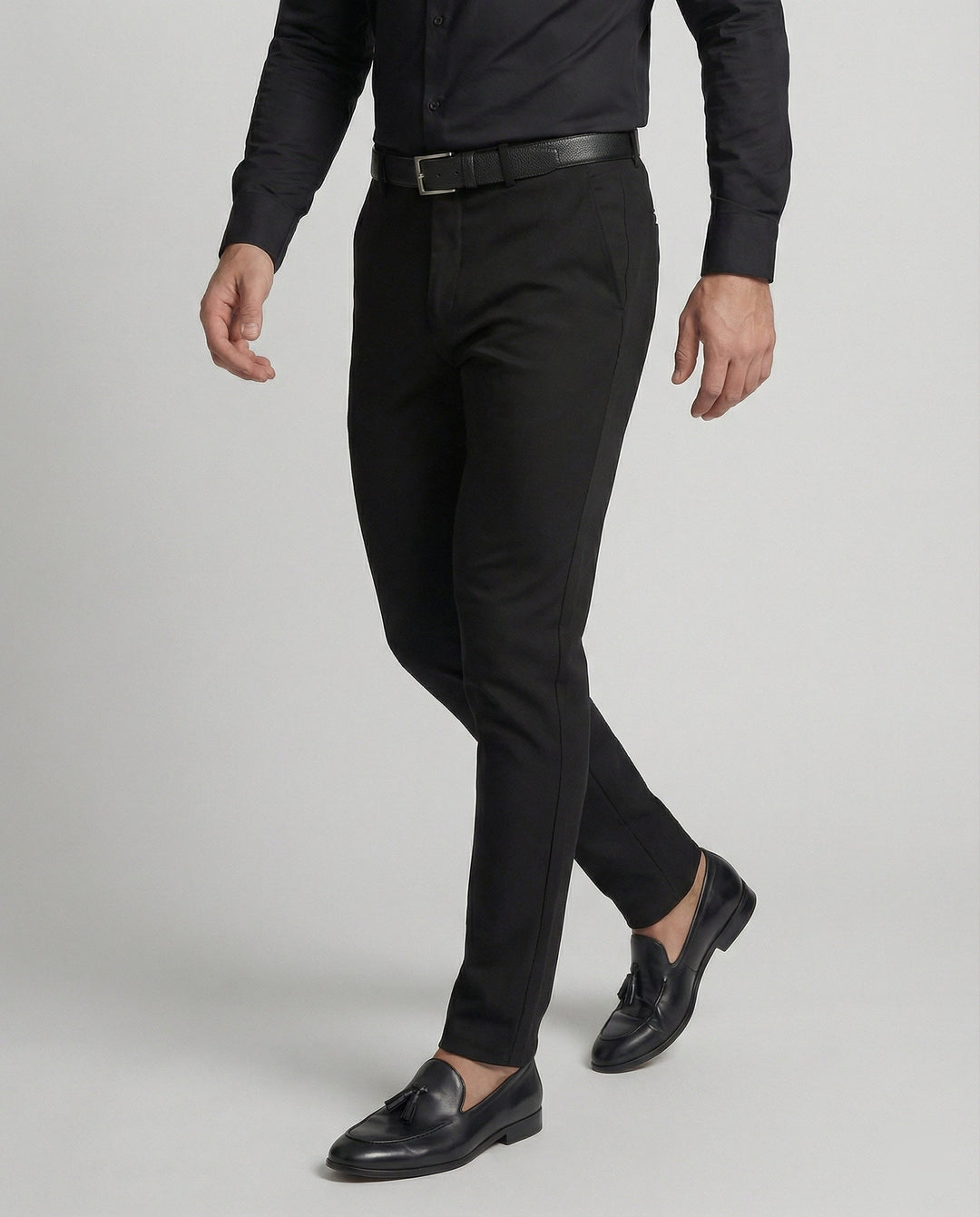 Herr Chino-byxa Slim Fit modernt snitt-Eva Jonsson