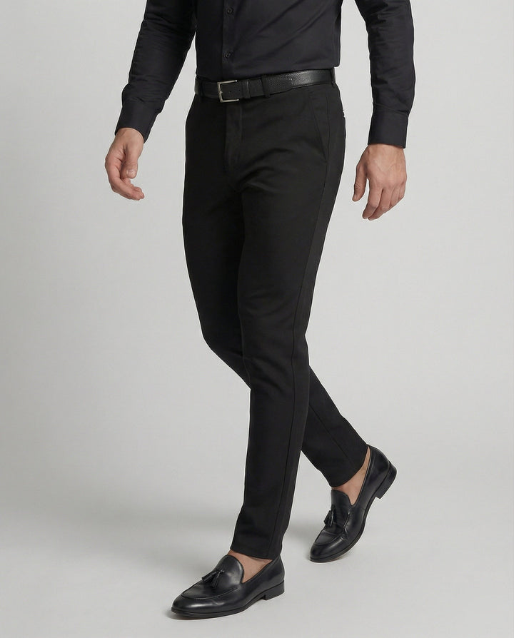 Herr Chino-byxa Slim Fit modernt snitt-Eva Jonsson