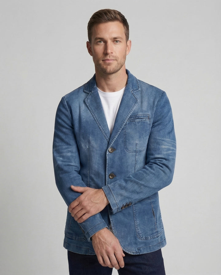 Herr Denim Jacka Casual-Eva Jonsson