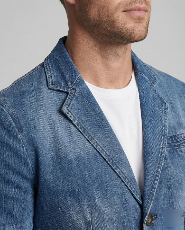 Herr Denim Jacka Casual-Eva Jonsson