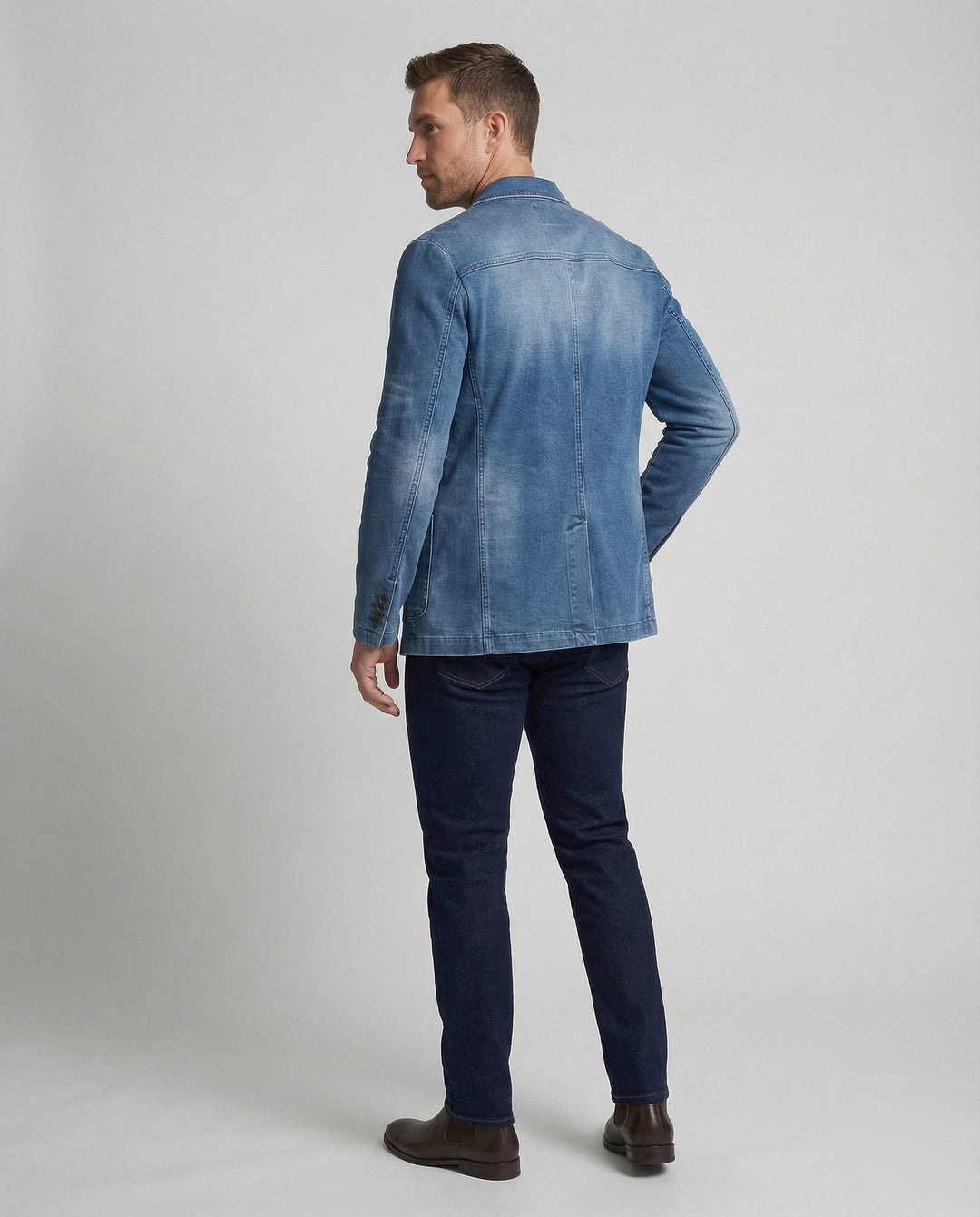Herr Denim Jacka Casual-Eva Jonsson