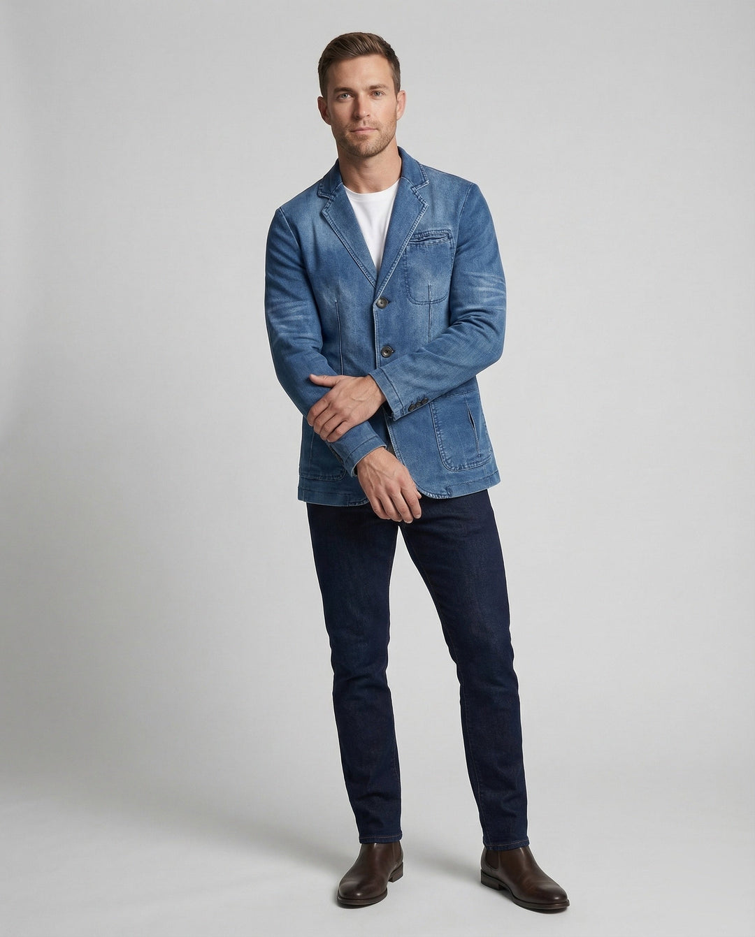 Herr Denim Jacka Casual-Eva Jonsson