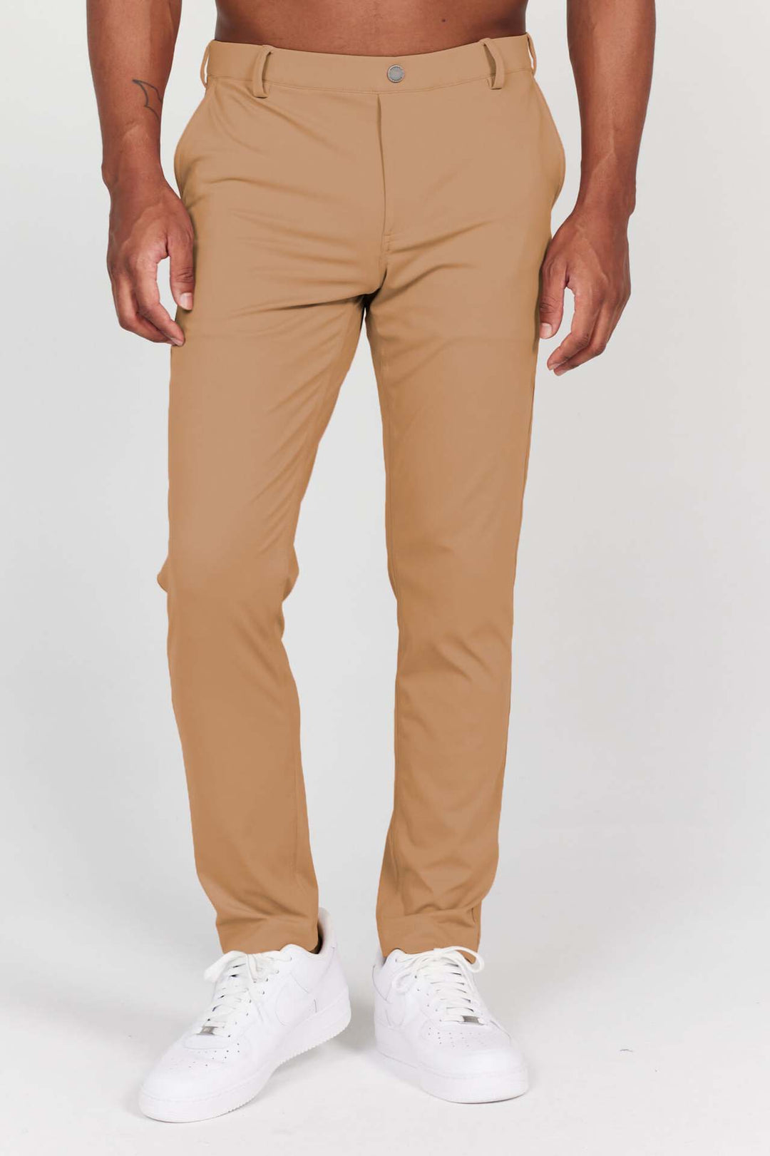 Herr Elastisk Slim-Fit Chino Byxor Mirla-Eva Jonsson