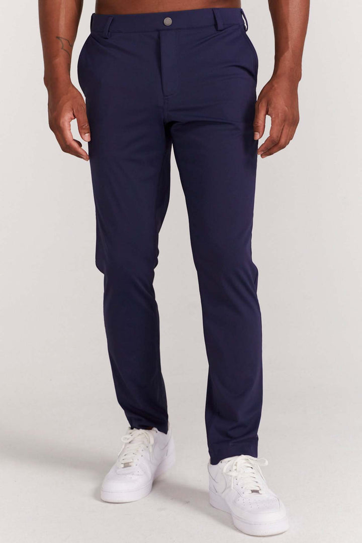 Herr Elastisk Slim-Fit Chino Byxor Mirla-Eva Jonsson