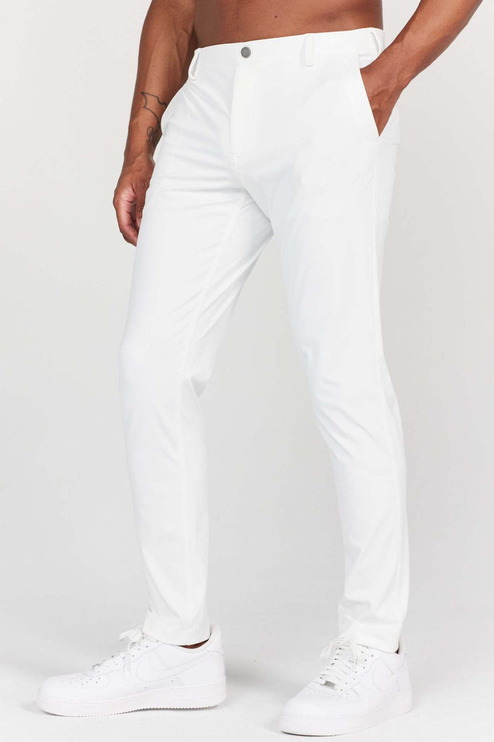 Herr Elastisk Slim-Fit Chino Byxor Mirla-Eva Jonsson