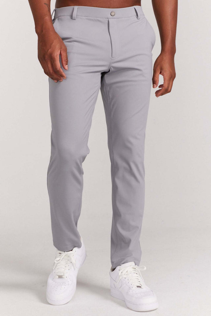 Herr Elastisk Slim-Fit Chino Byxor Mirla-Eva Jonsson