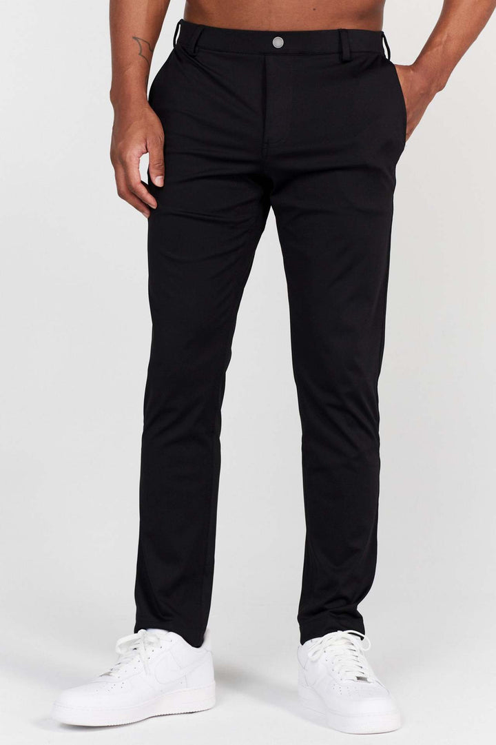 Herr Elastisk Slim-Fit Chino Byxor Mirla-Eva Jonsson
