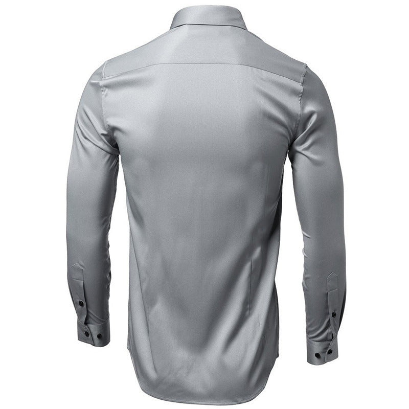 Herr Elegant Long Sleeve Shirt med Slim Fit Mirla-Eva Jonsson