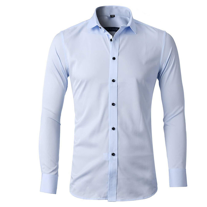 Herr Elegant Long Sleeve Shirt med Slim Fit Mirla-Eva Jonsson
