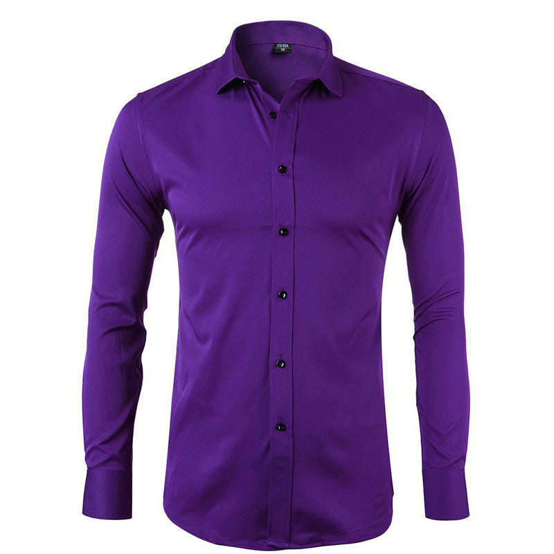 Herr Elegant Long Sleeve Shirt med Slim Fit Mirla-Eva Jonsson