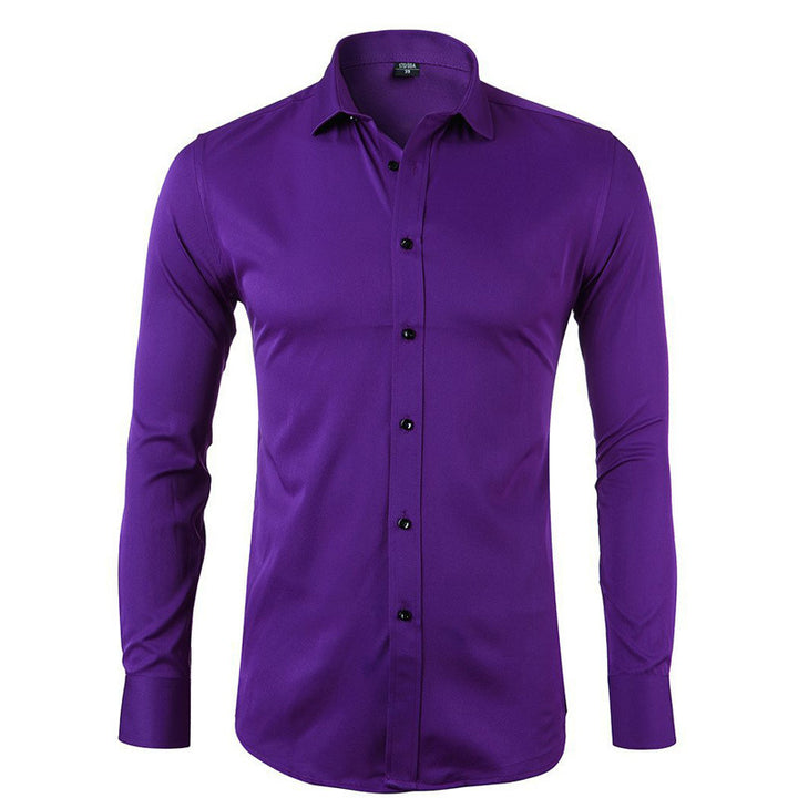 Herr Elegant Long Sleeve Shirt med Slim Fit Mirla-Eva Jonsson