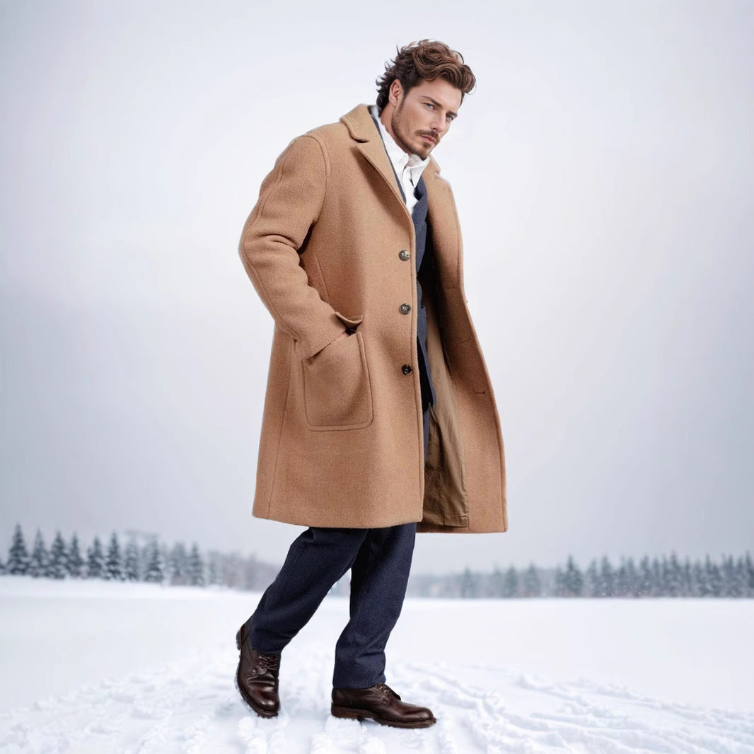 Herr Elegant och tidlös Longcoat Mirla-Eva Jonsson