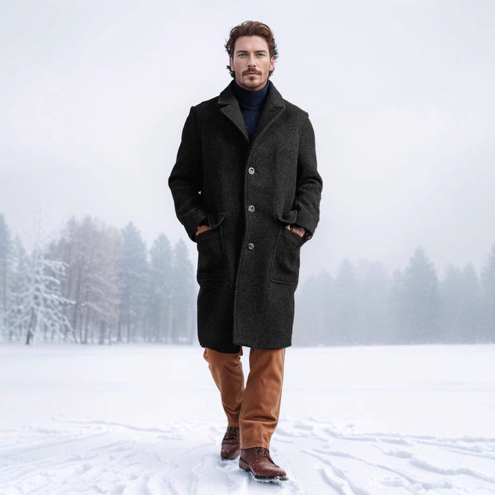 Herr Elegant och tidlös Longcoat Mirla-Eva Jonsson