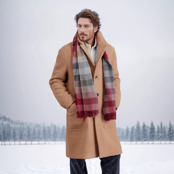 Herr Elegant och tidlös Longcoat Mirla-Eva Jonsson