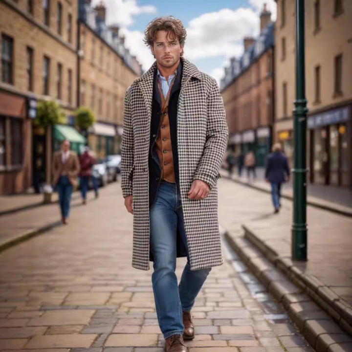Herr Elegant och tidlös Wool-långrock Mirla-Eva Jonsson