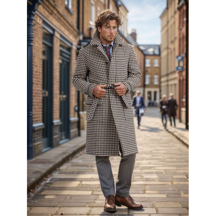 Herr Elegant och tidlös Wool-långrock Mirla-Eva Jonsson