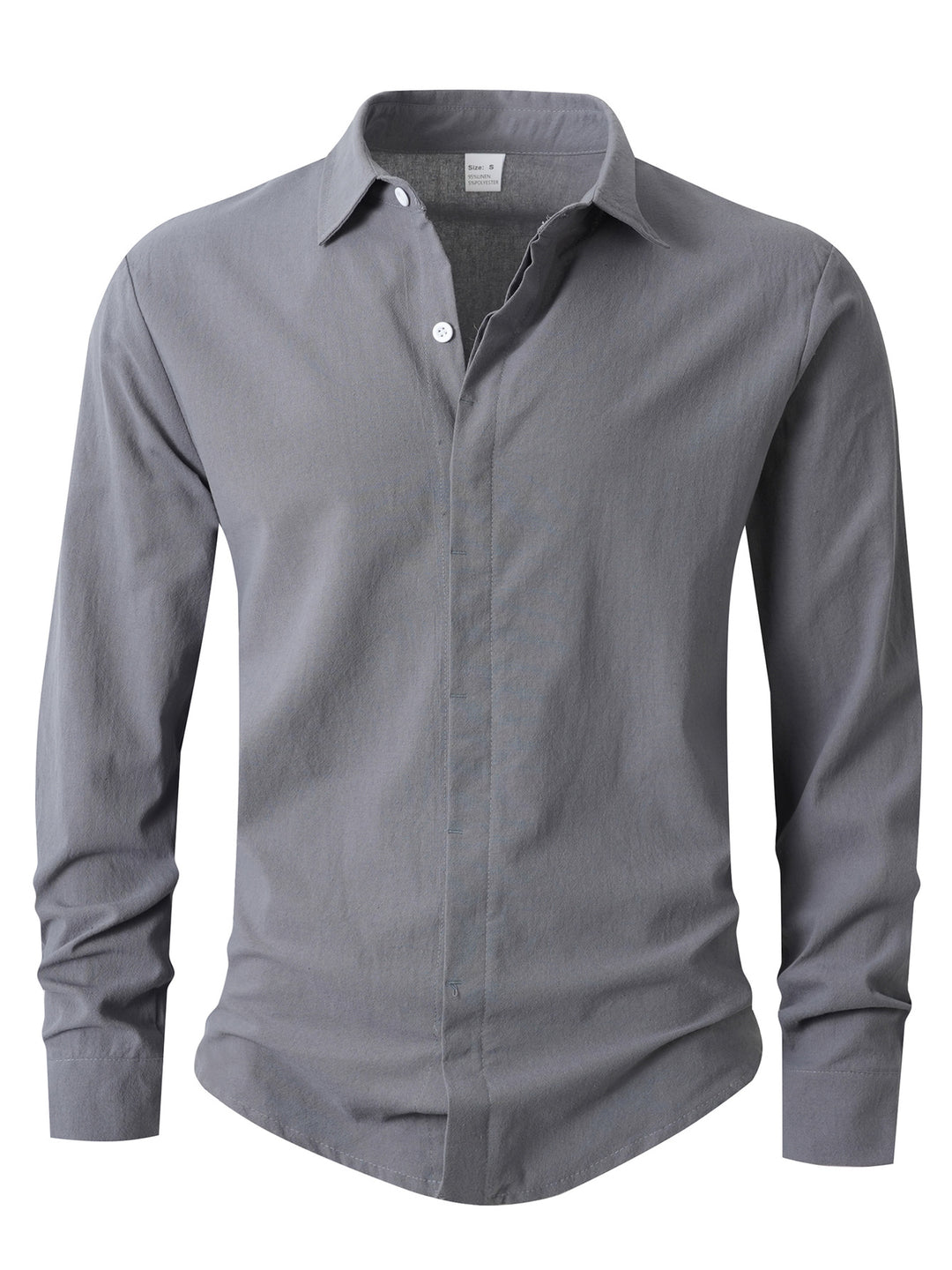 Herr Eleganta Casual-sk shirt med Slim-Fit skärning Mirla-Eva Jonsson