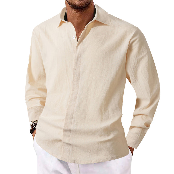 Herr Eleganta Casual-sk shirt med Slim-Fit skärning Mirla-Eva Jonsson