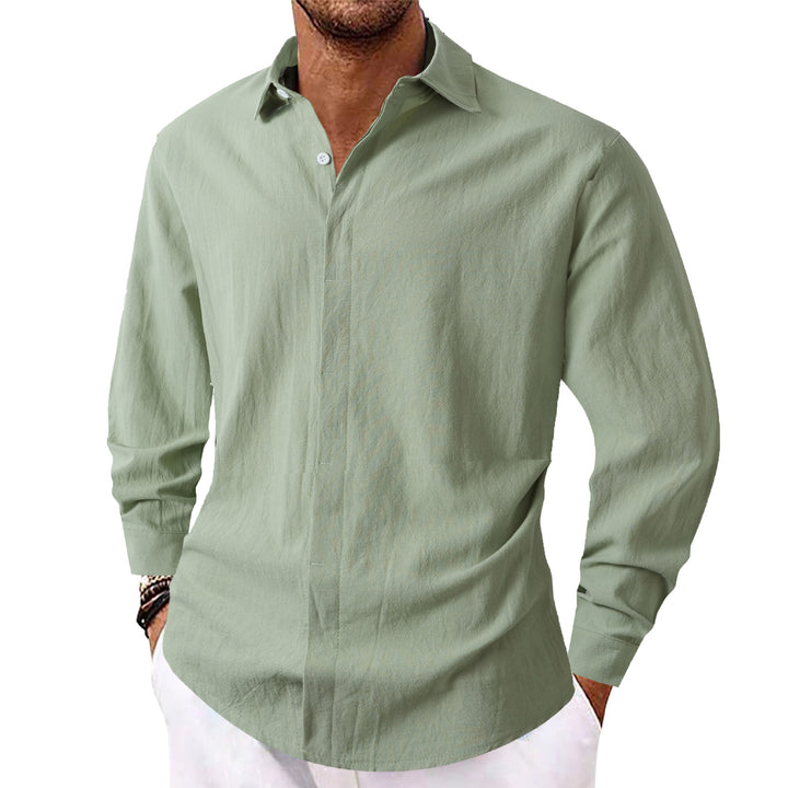 Herr Eleganta Casual-sk shirt med Slim-Fit skärning Mirla-Eva Jonsson