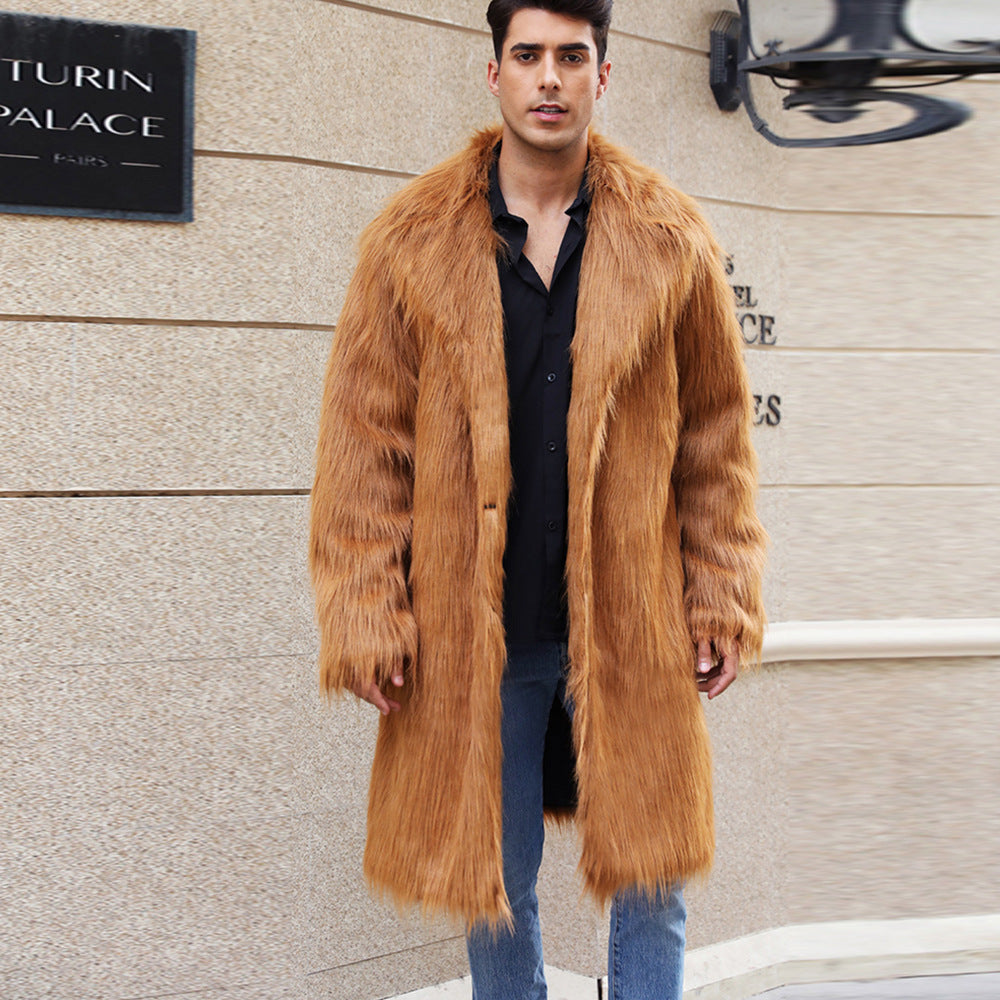 Herr Eleganta och bekväma pälsjacka Mirla-Eva Jonsson