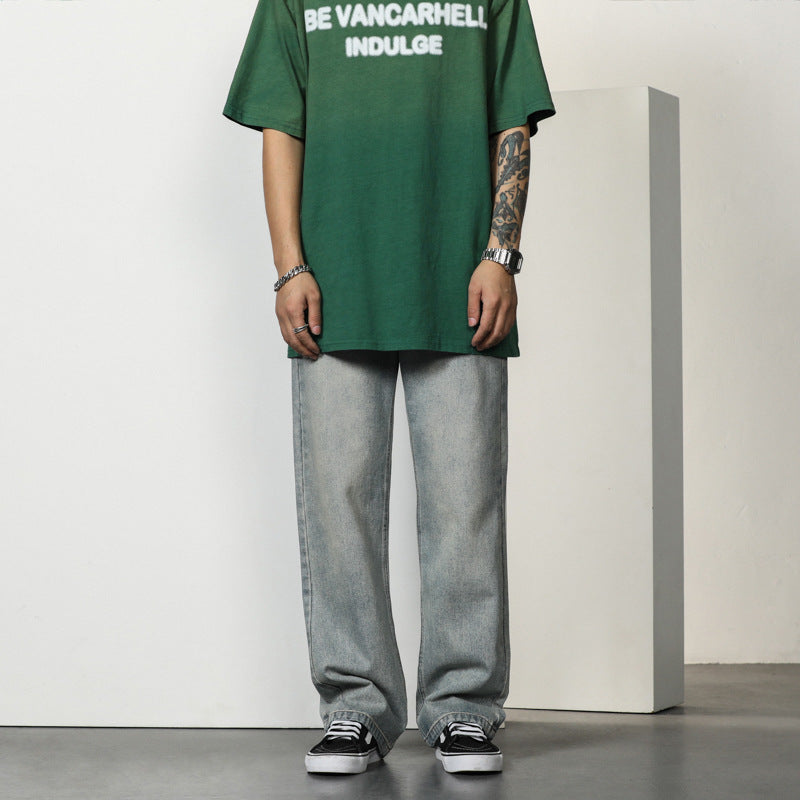 Herr Entspända Bootcut-jeans med Hög Midja och Avslappnad Passform Mirla-Eva Jonsson