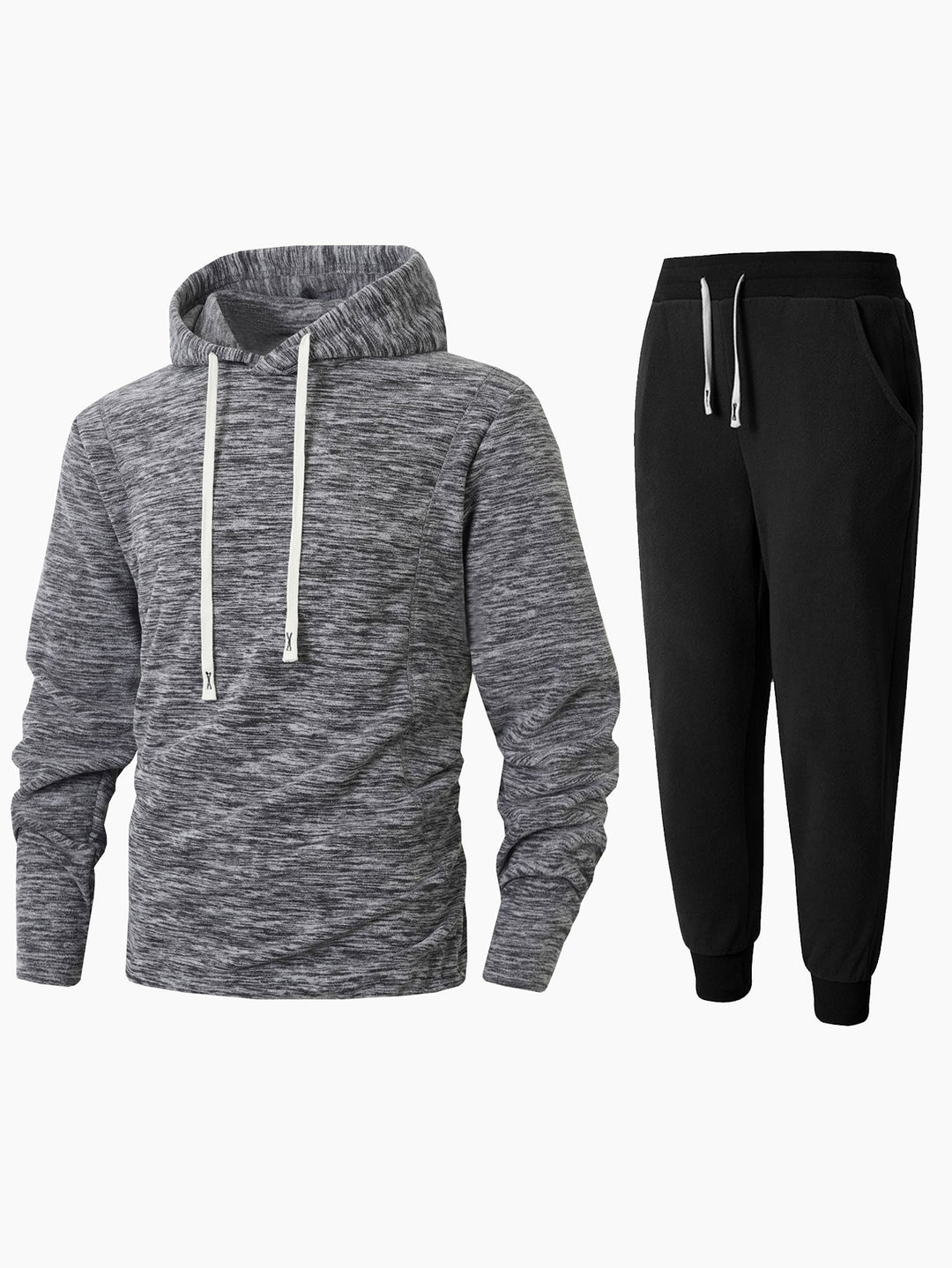Herr Fleece-Hoodie och Joggingbyxor Set Eva Jonsson-Eva Jonsson