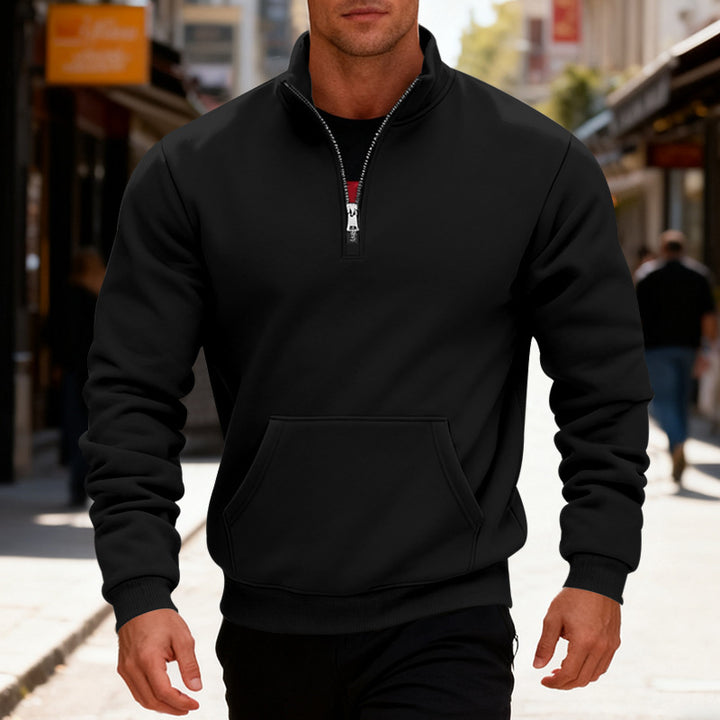 Herr Fleecejacka med halv dragkedja Mirla-Eva Jonsson