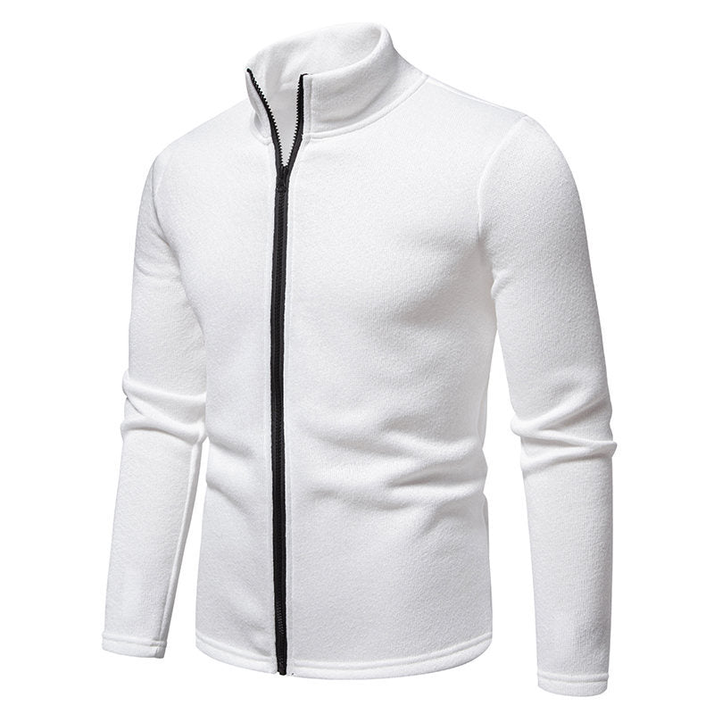 Herr Fleecejacka med hög ståkrage och hel dragkedja Mirla-Eva Jonsson