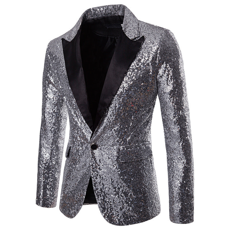 Herr Glittrande Festblazer med elegant skärning Mirla-Eva Jonsson