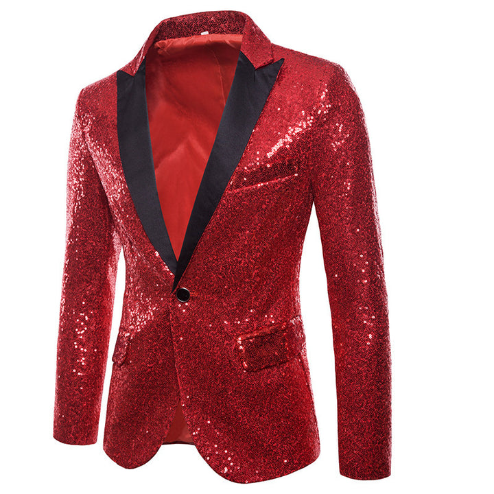 Herr Glittrande Festblazer med elegant skärning Mirla-Eva Jonsson