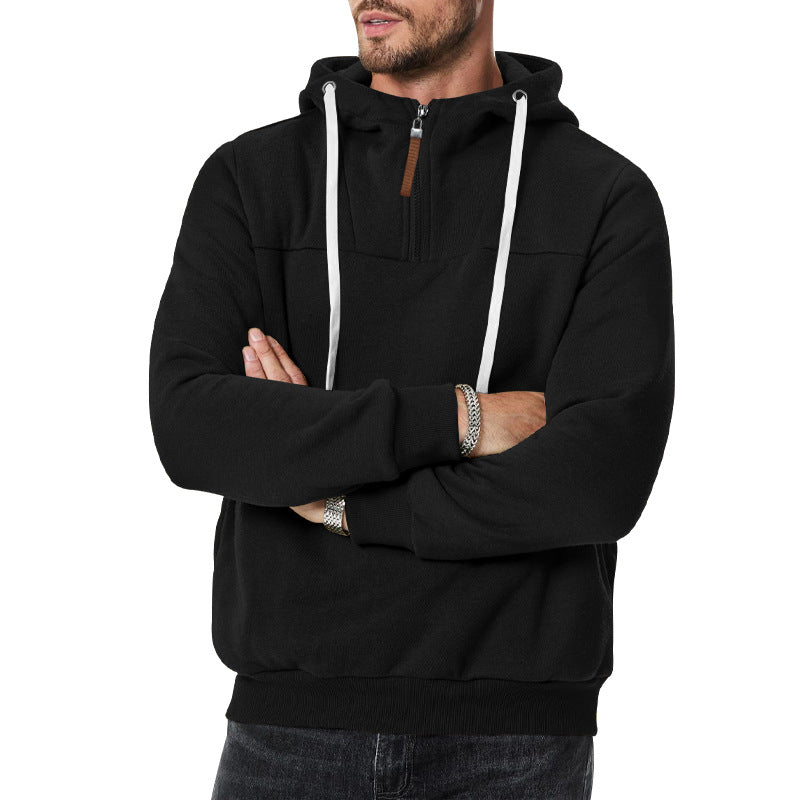 Herr Hoodie med hel dragkedja och stilig design Mirla-Eva Jonsson