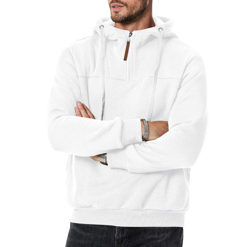 Herr Hoodie med hel dragkedja och stilig design Mirla-Eva Jonsson