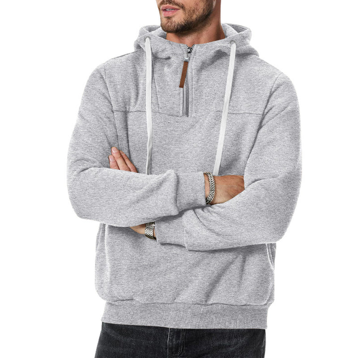 Herr Hoodie med hel dragkedja och stilig design Mirla-Eva Jonsson