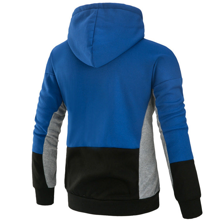 Herr Hoodie med stiligt färgblockdesign Mirla-Eva Jonsson