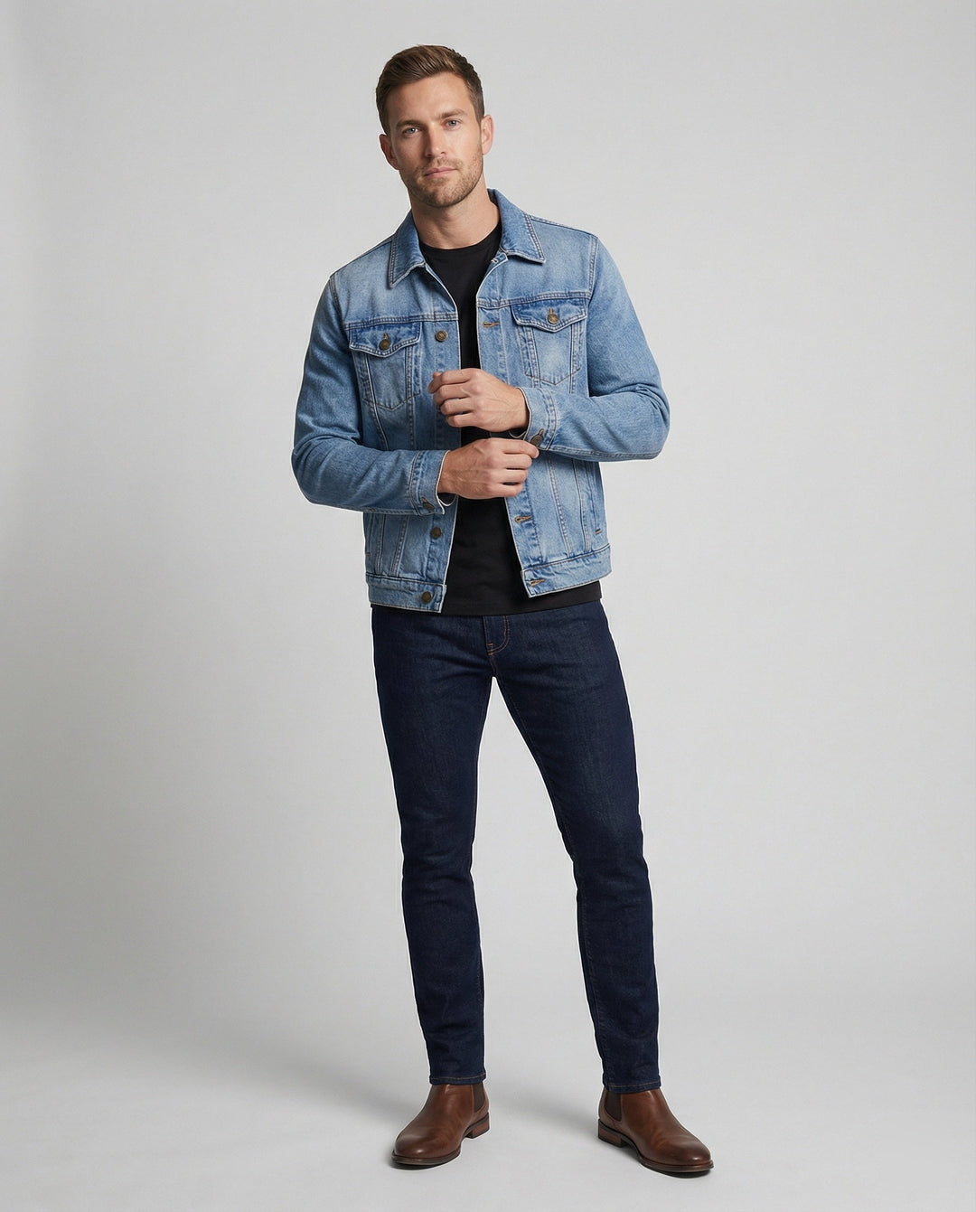 Herr Jeansjacka Denim Worker-Eva Jonsson