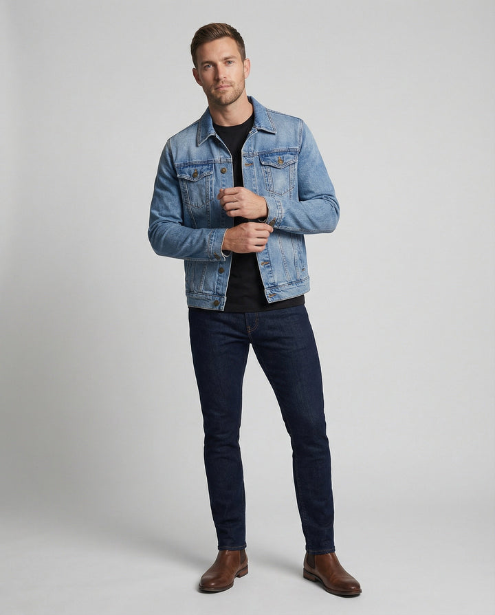Herr Jeansjacka Denim Worker-Eva Jonsson