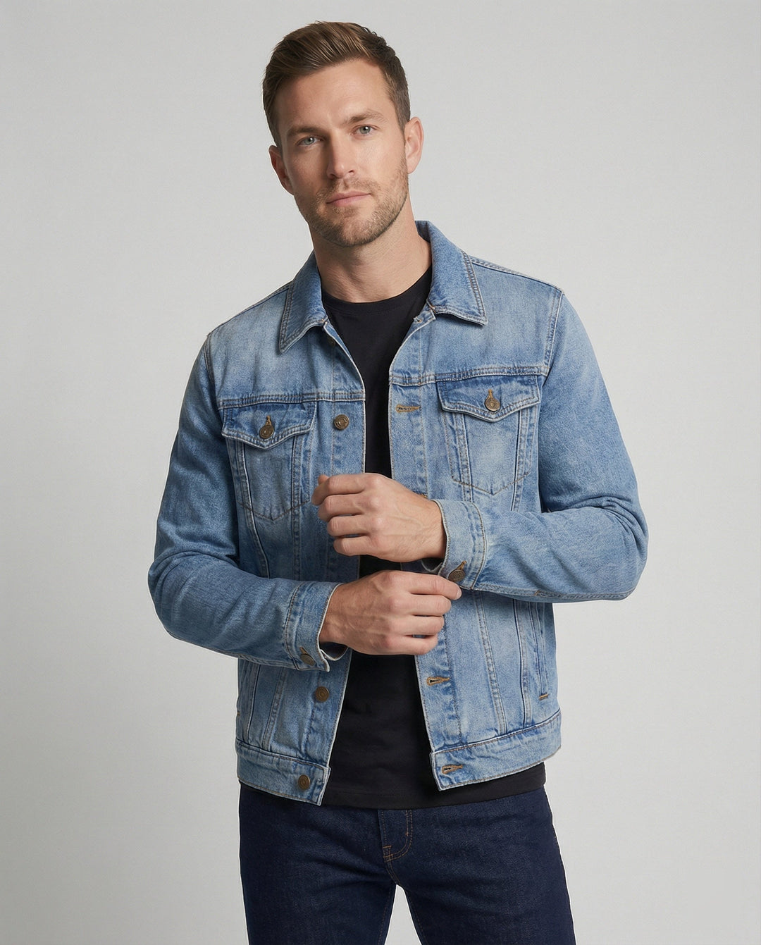 Herr Jeansjacka Denim Worker-Eva Jonsson