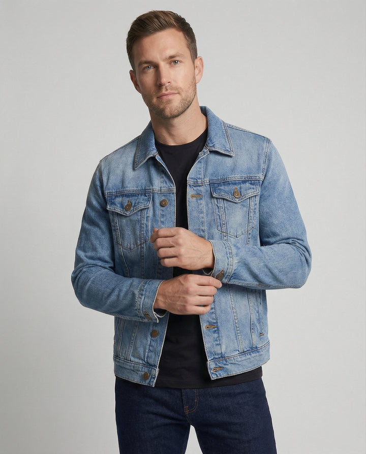 Herr Jeansjacka Denim Worker-Eva Jonsson