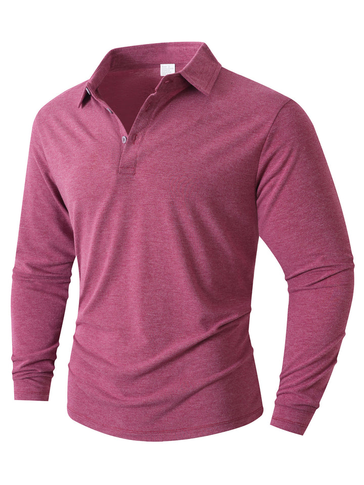 Herr Långärmad Poloshirt med modern skärning Mirla-Eva Jonsson