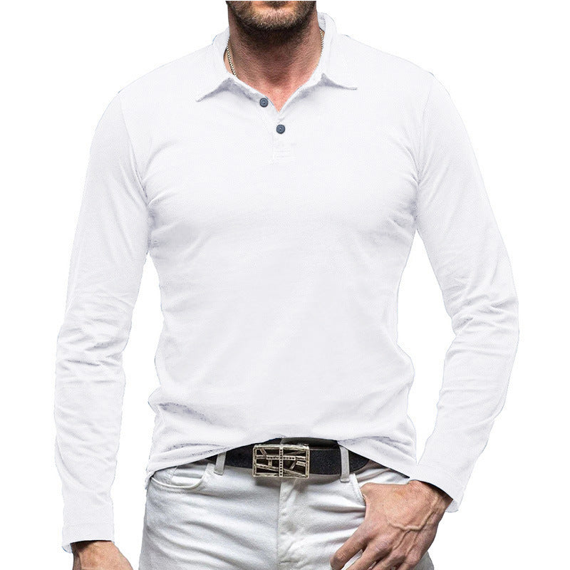 Herr Långärmad Poloshirt med modern skärning Mirla-Eva Jonsson