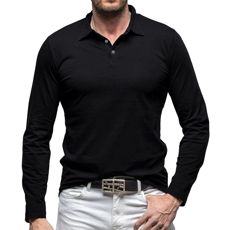 Herr Långärmad Poloshirt med modern skärning Mirla-Eva Jonsson