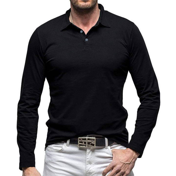 Herr Långärmad Poloshirt med modern skärning Mirla-Eva Jonsson