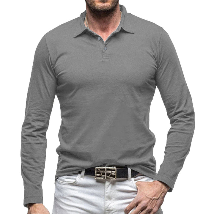 Herr Långärmad Poloshirt med modern skärning Mirla-Eva Jonsson