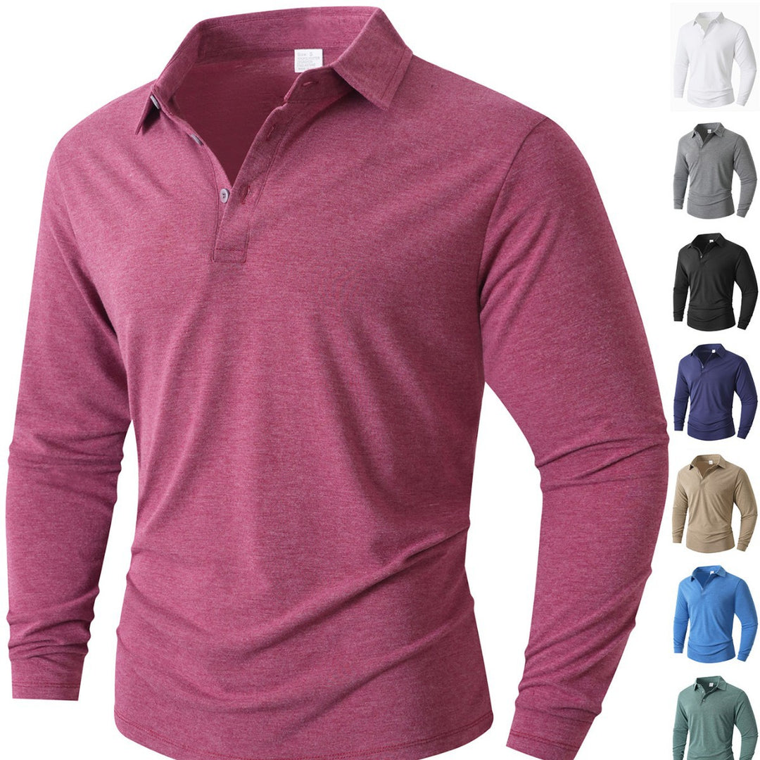 Herr Långärmad Poloshirt med modern skärning Mirla-Eva Jonsson